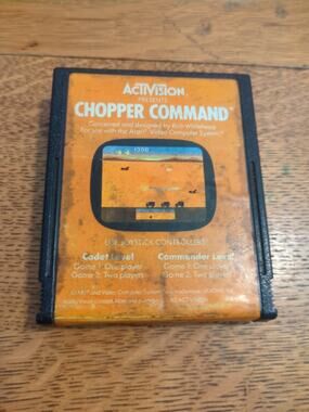 Chopper Command by Activision (Atari 2600, 1982) AX-015 Vintage Cartridge Only